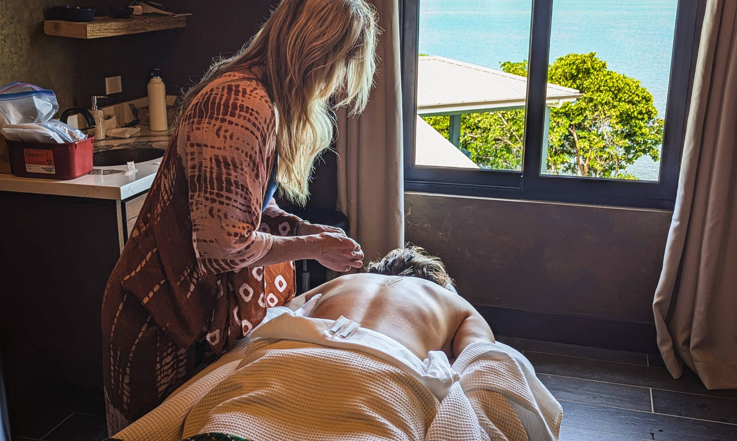 prana maya wellness retreat massage room